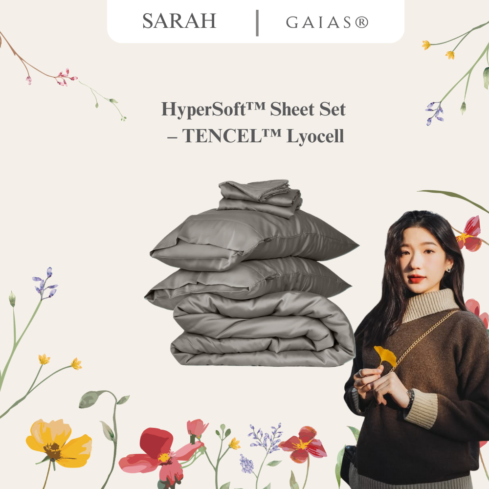 Sarah x Gaias | HyperSoft™ Sheet Set – TENCEL™ Lyocell