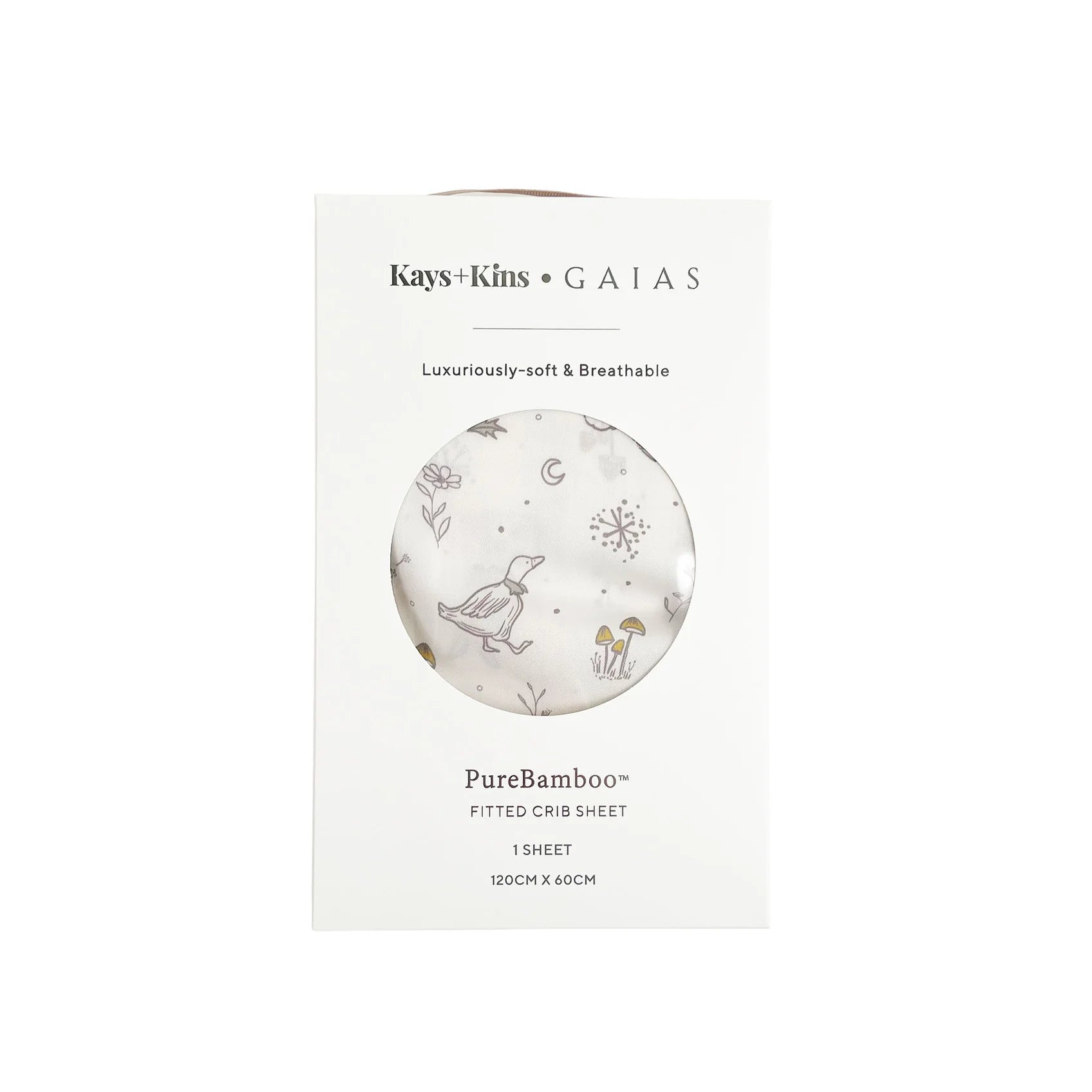 [Kays+Kins x GAIAS] Baby Cot Fitted Sheet
